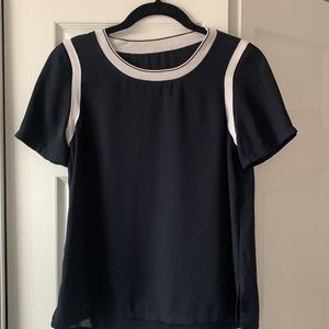 Banana Republic Navy Blouse